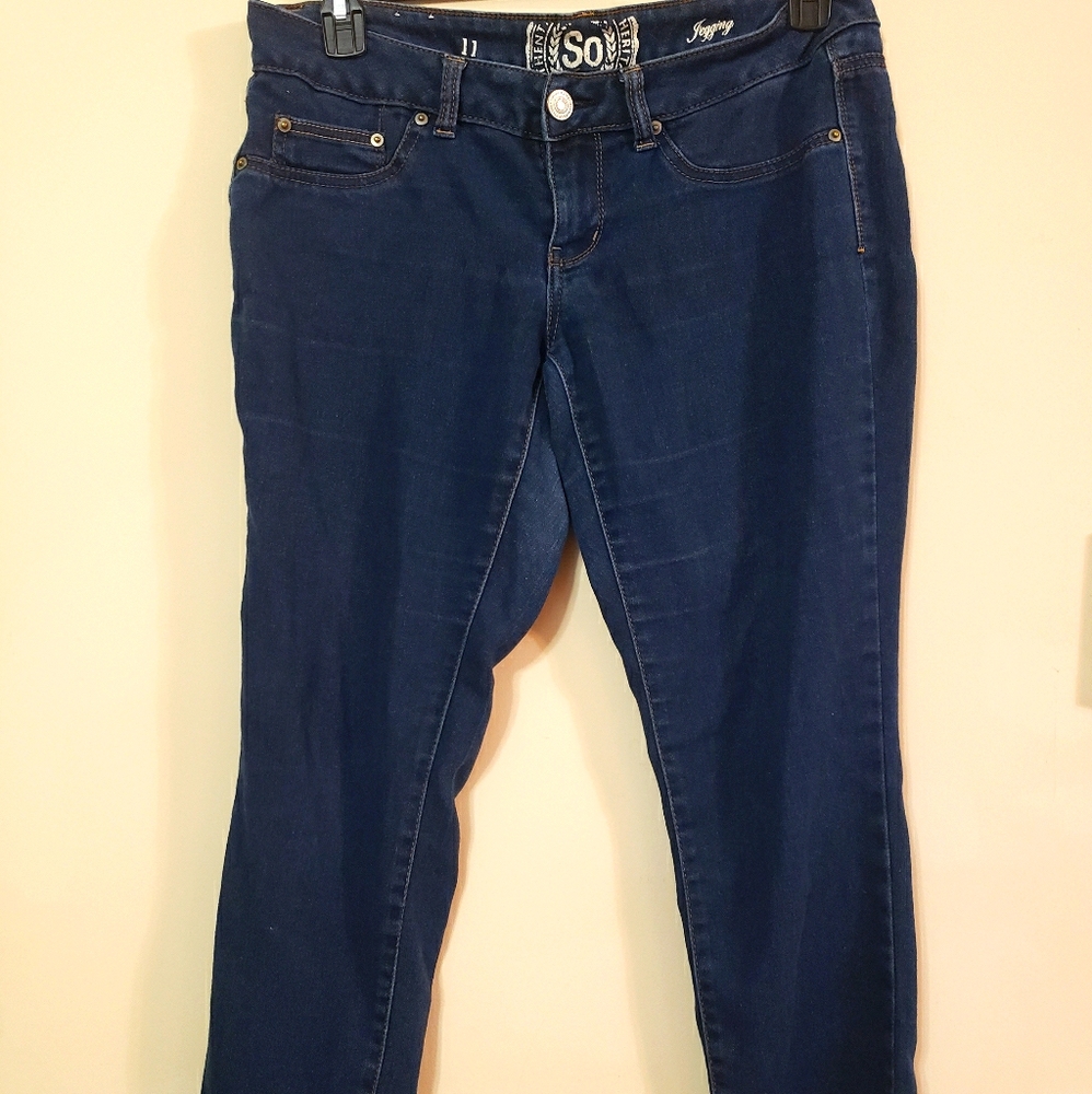 Blue denim jegging